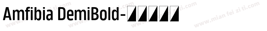 Amfibia DemiBold字体转换